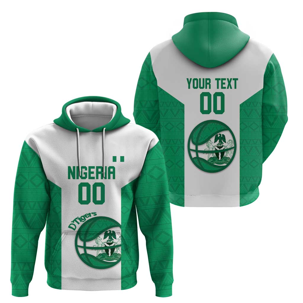 Nigeria Basketball Custom Hoodie Come On Tigers LT14