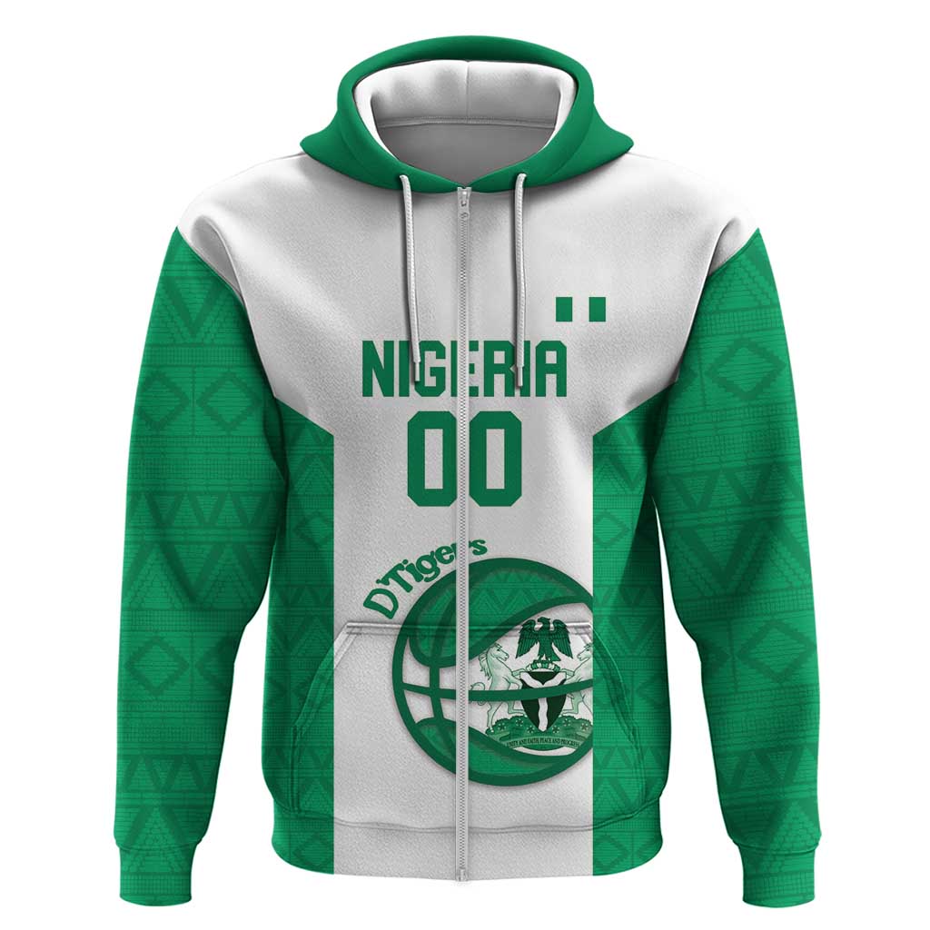Nigeria Basketball Custom Hoodie Come On Tigers LT14
