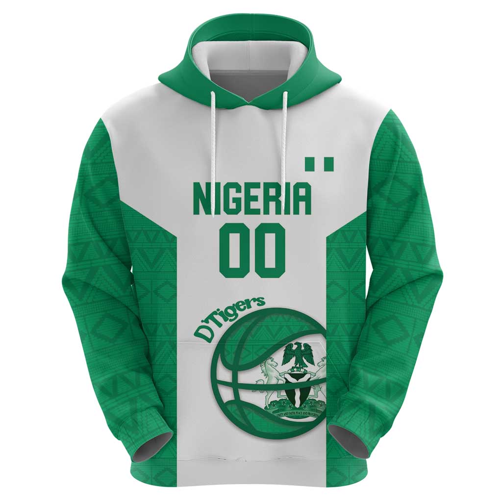 Nigeria Basketball Custom Hoodie Come On Tigers LT14