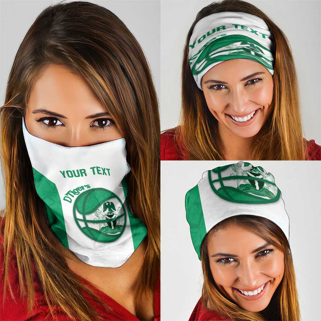 Nigeria Basketball Custom Neck Gaiter Come On Tigers LT14