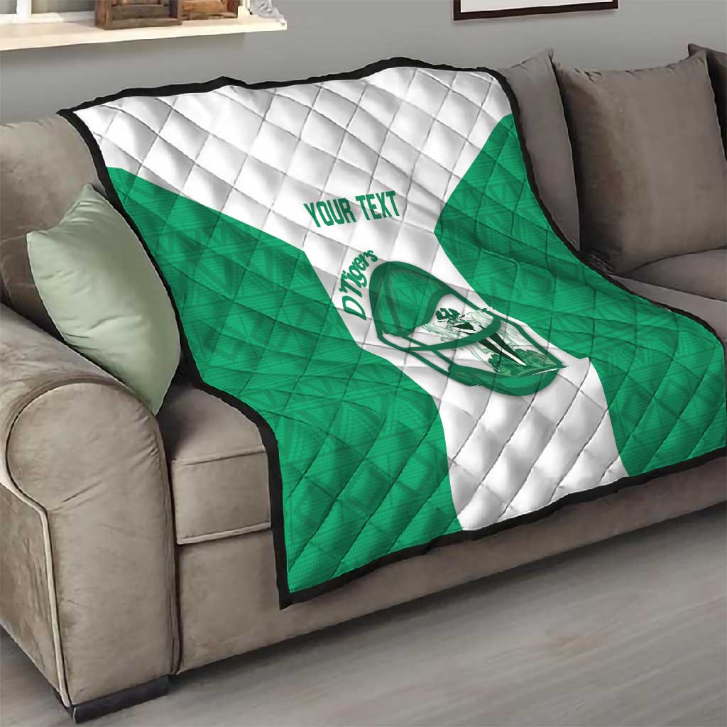 Afro Basketball Custom Nigeria Quilt Come On Tigers LT14