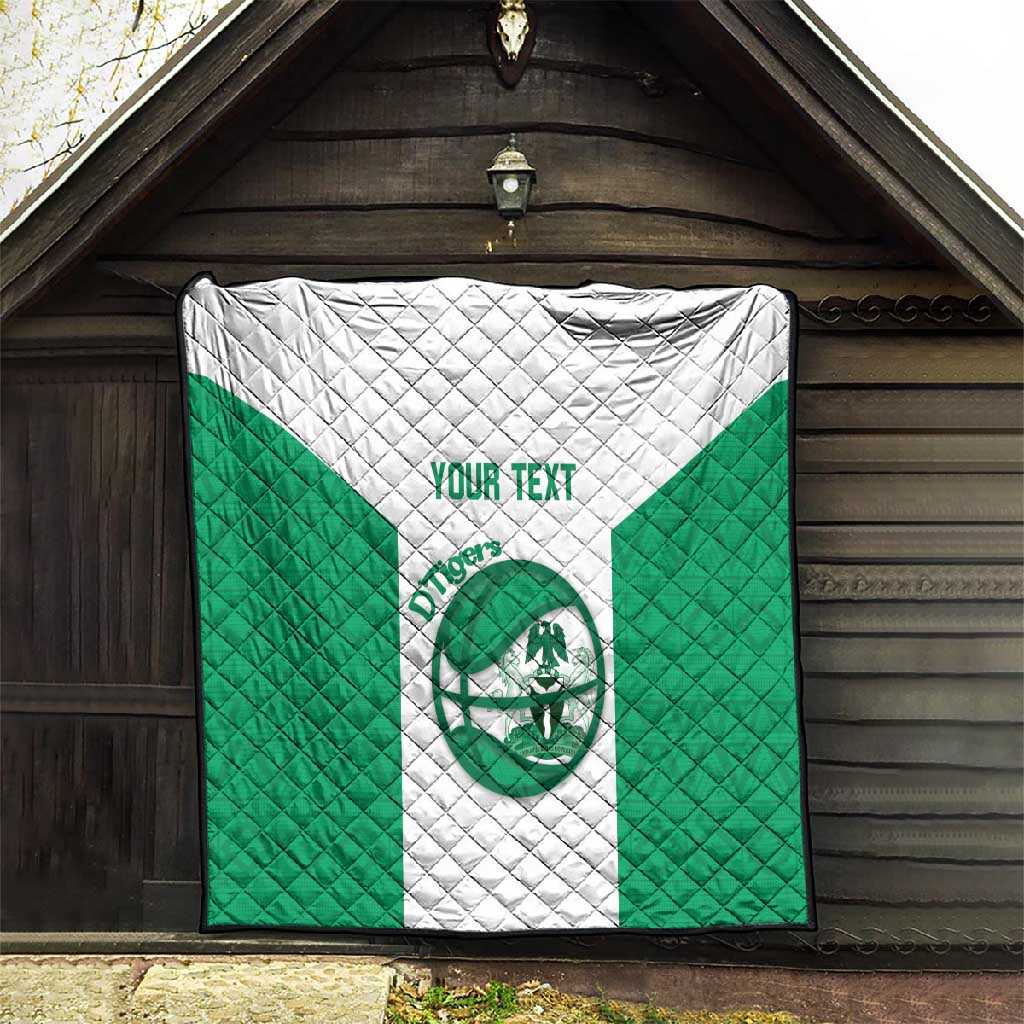Afro Basketball Custom Nigeria Quilt Come On Tigers LT14