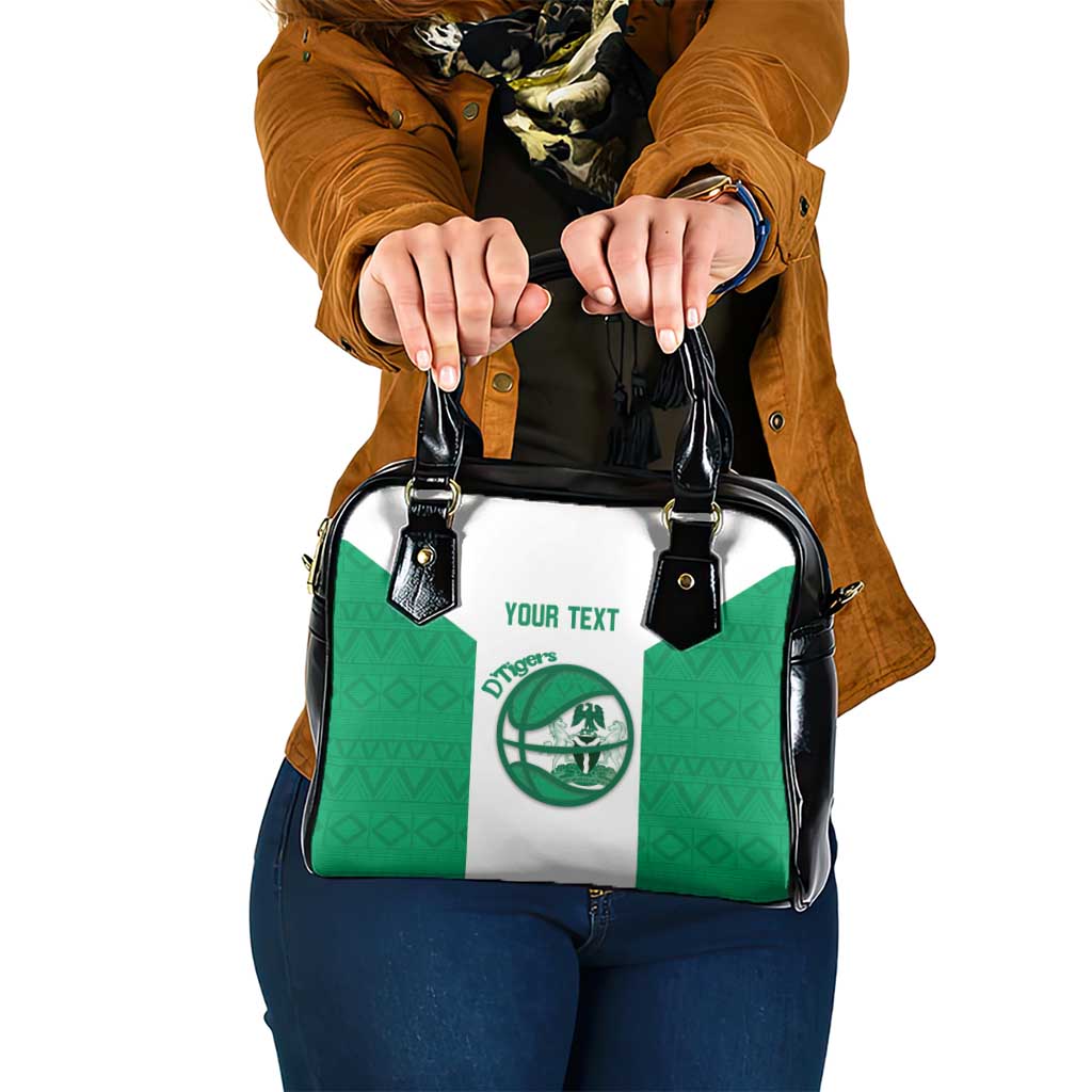 Nigeria Basketball Custom Shoulder Handbag Come On Tigers LT14