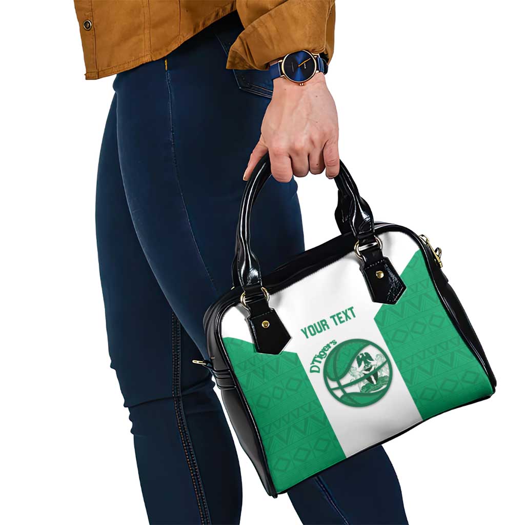 Nigeria Basketball Custom Shoulder Handbag Come On Tigers LT14