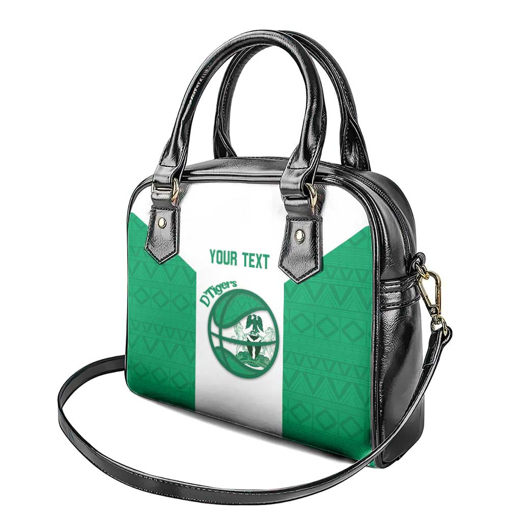 Nigeria Basketball Custom Shoulder Handbag Come On Tigers LT14