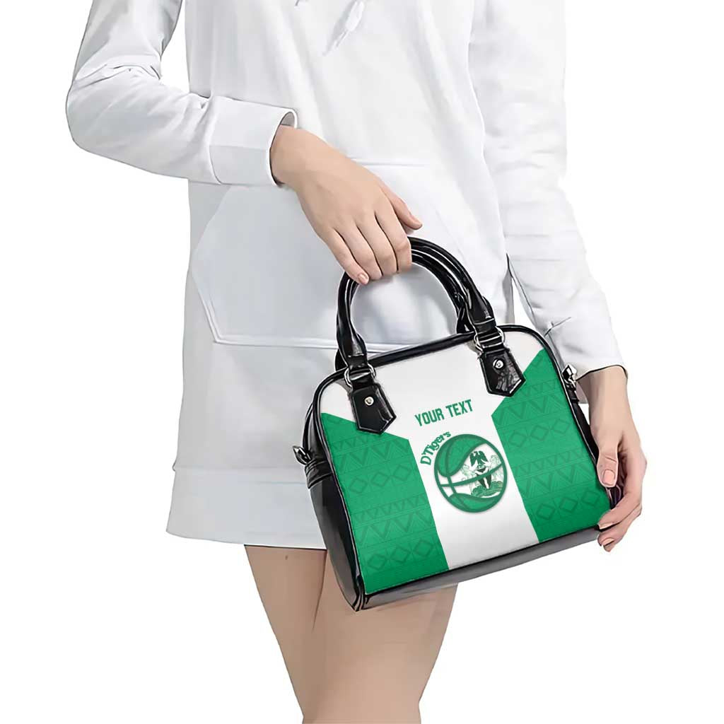 Nigeria Basketball Custom Shoulder Handbag Come On Tigers LT14