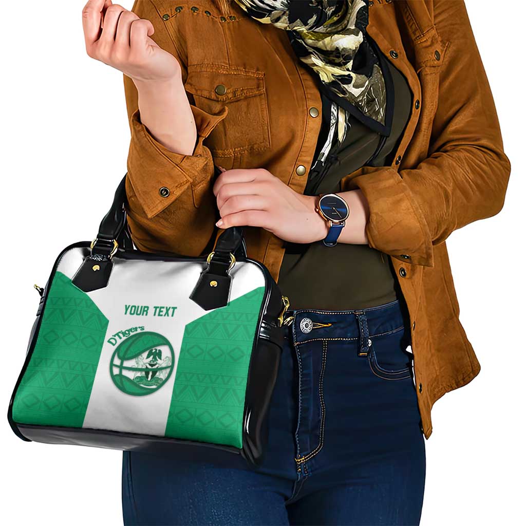 Nigeria Basketball Custom Shoulder Handbag Come On Tigers LT14