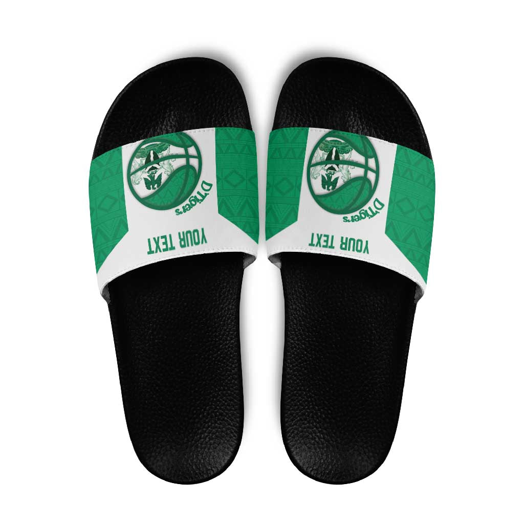 Nigeria Basketball Custom Slide Sandals Come On Tigers LT14