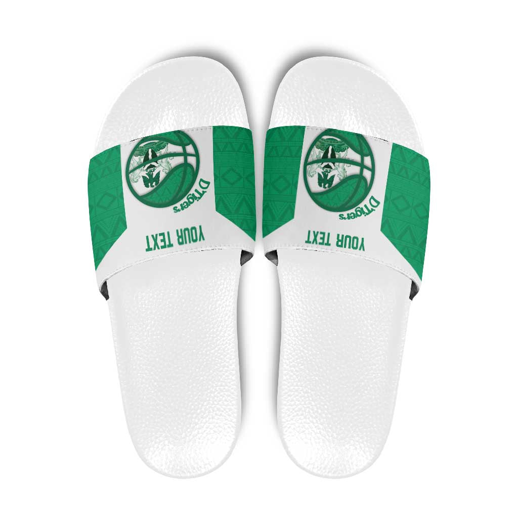 Nigeria Basketball Custom Slide Sandals Come On Tigers LT14