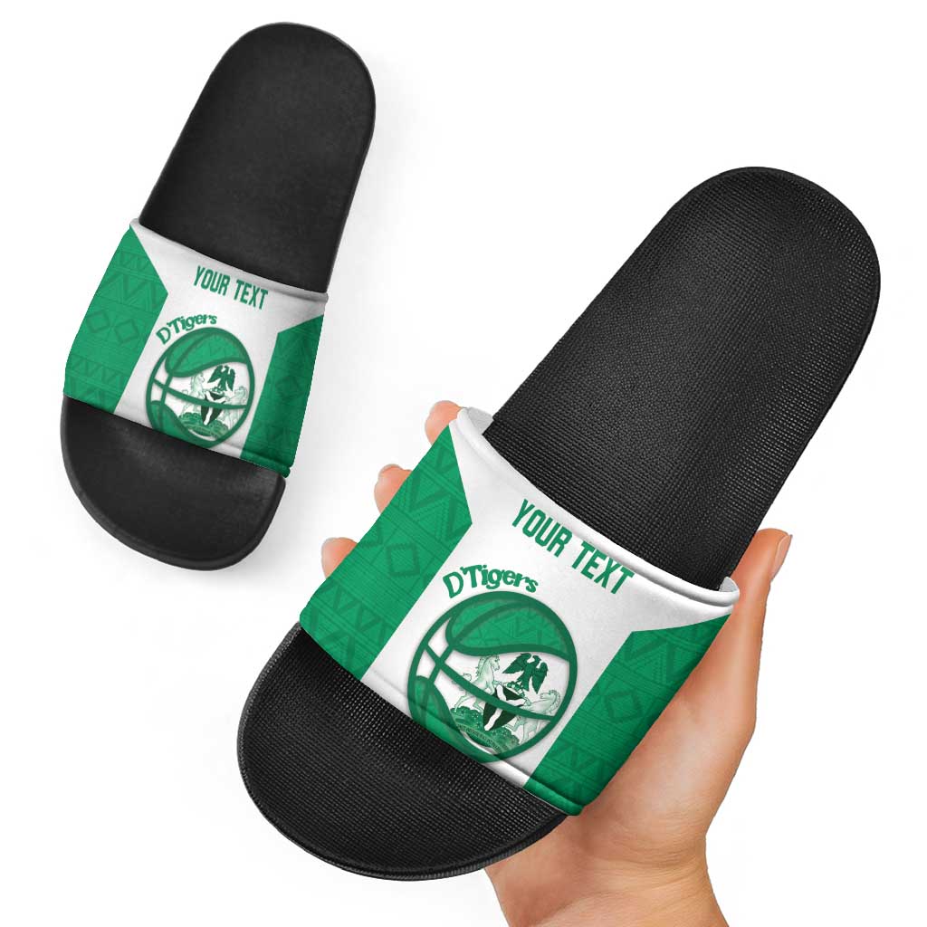 Nigeria Basketball Custom Slide Sandals Come On Tigers LT14