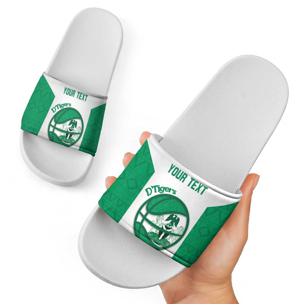 Nigeria Basketball Custom Slide Sandals Come On Tigers LT14