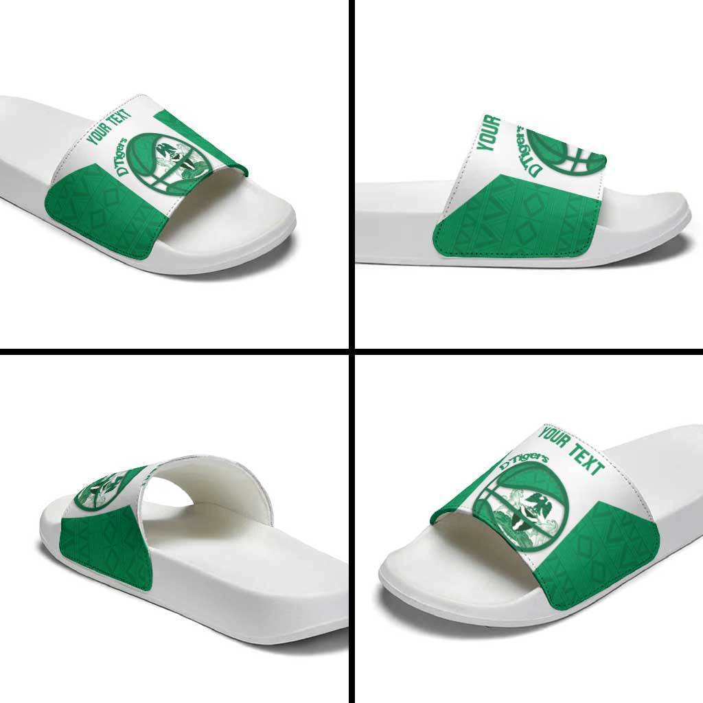 Nigeria Basketball Custom Slide Sandals Come On Tigers LT14
