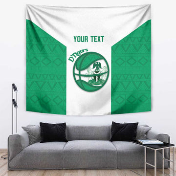 Afro Basketball Custom Nigeria Tapestry Come On Tigers LT14
