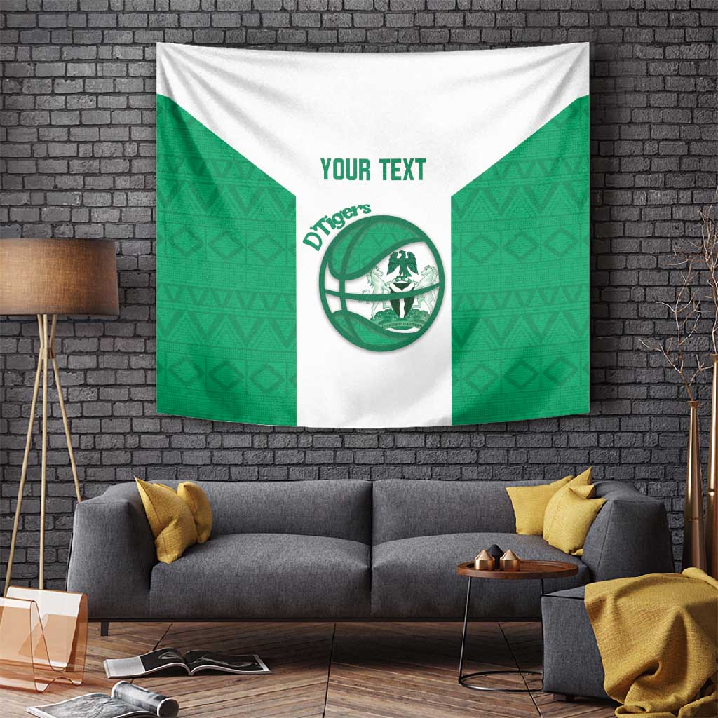 Afro Basketball Custom Nigeria Tapestry Come On Tigers LT14