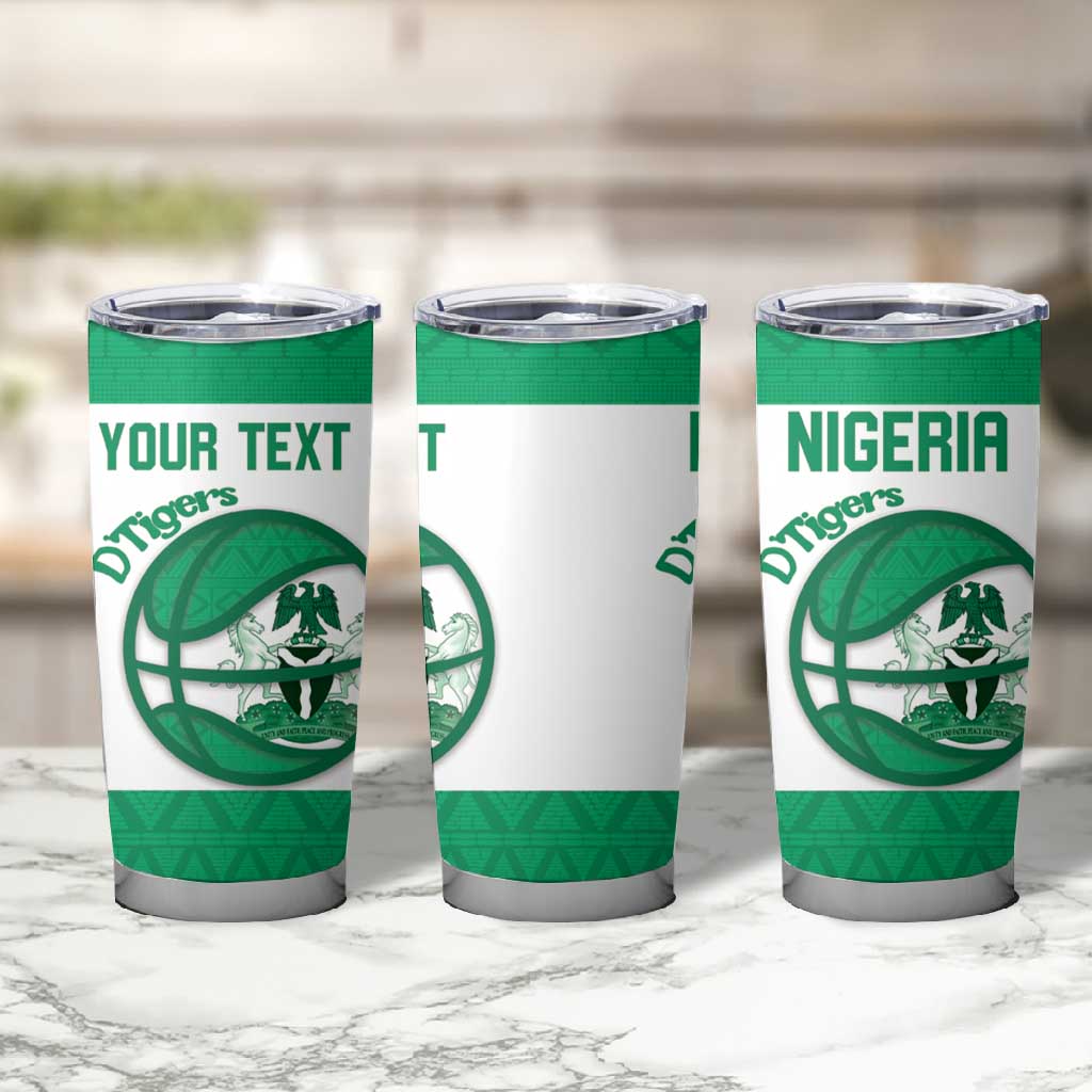 Afro Basketball Custom Nigeria Tumbler Cup Come On Tigers LT14