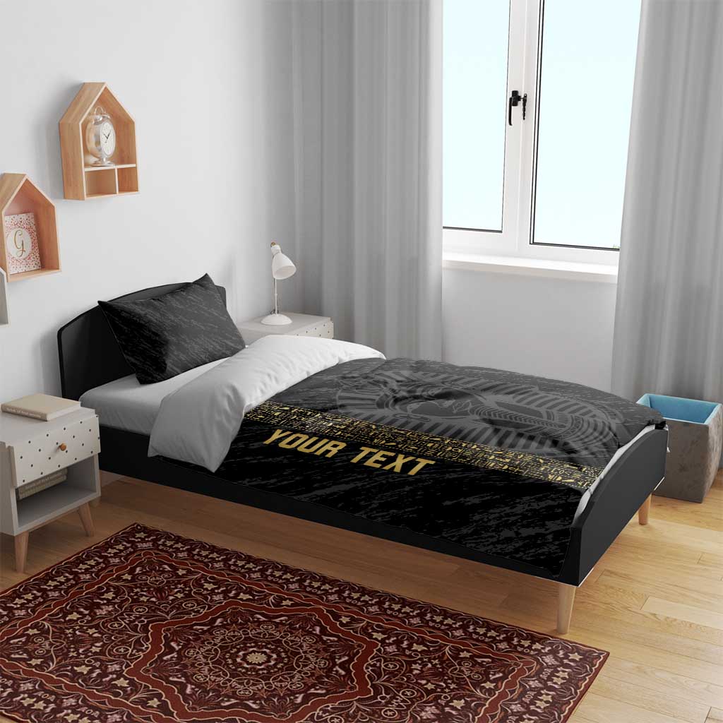 Afro Basketball Custom Egypt Bedding Set Come On Pharaohs LT14