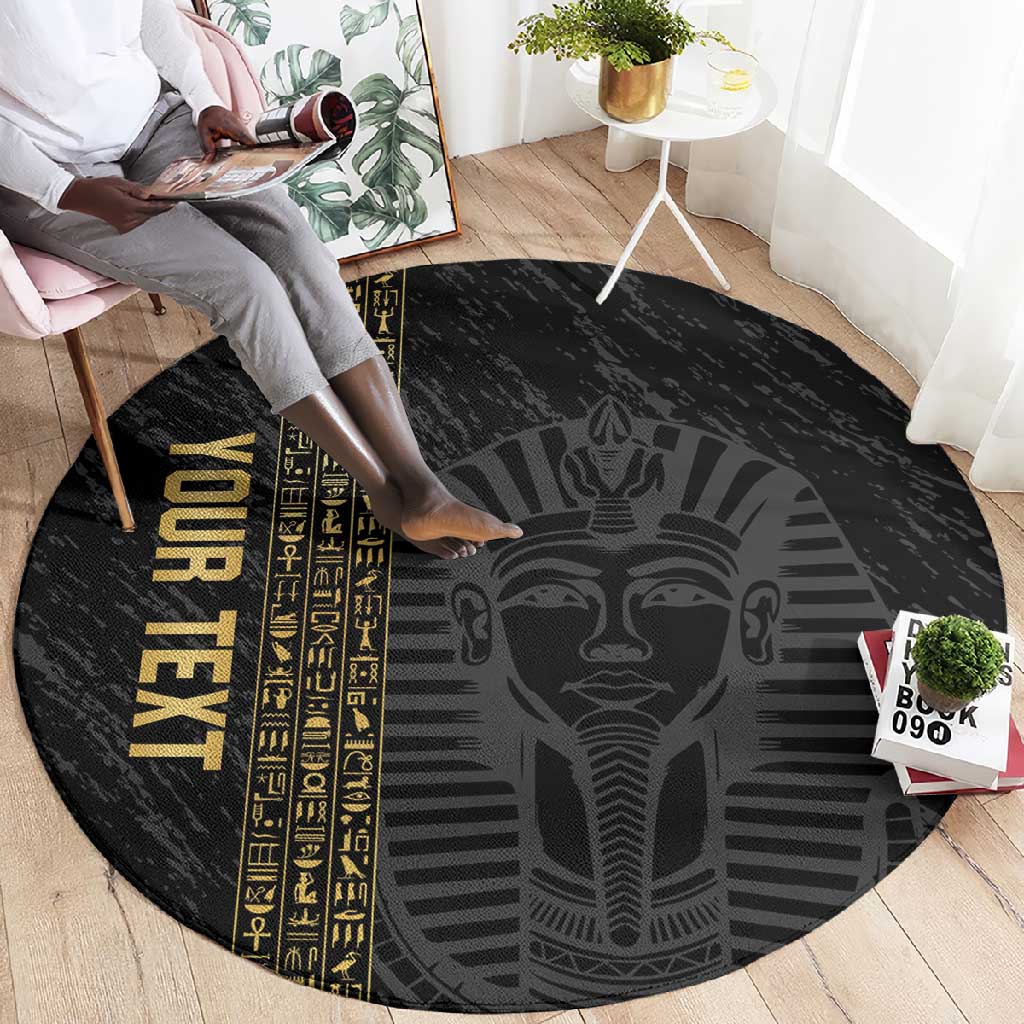 Afro Basketball Custom Egypt Round Carpet Come On Pharaohs LT14