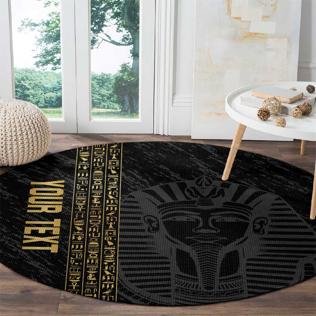 Afro Basketball Custom Egypt Round Carpet Come On Pharaohs LT14