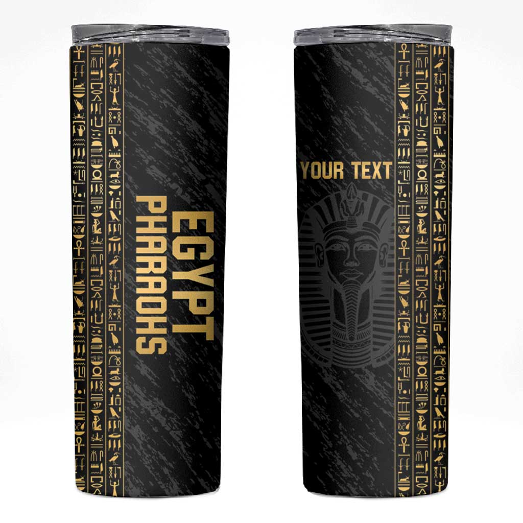 Afro Basketball Custom Egypt Skinny Tumbler Come On Pharaohs LT14