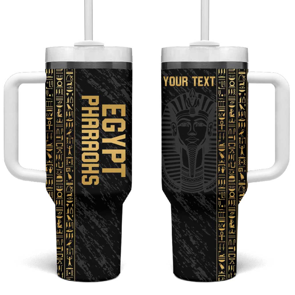 Afro Basketball Custom Egypt Tumbler With Handle Come On Pharaohs LT14