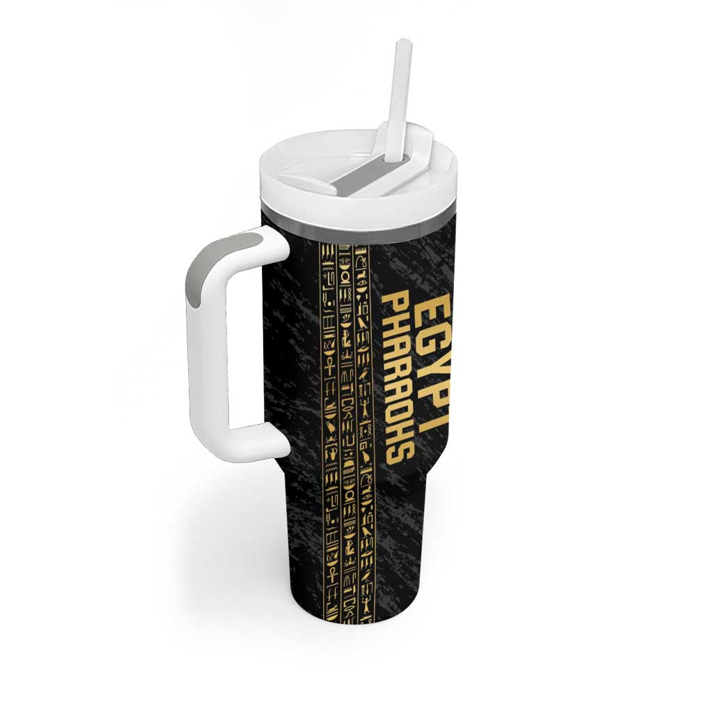 Afro Basketball Custom Egypt Tumbler With Handle Come On Pharaohs LT14