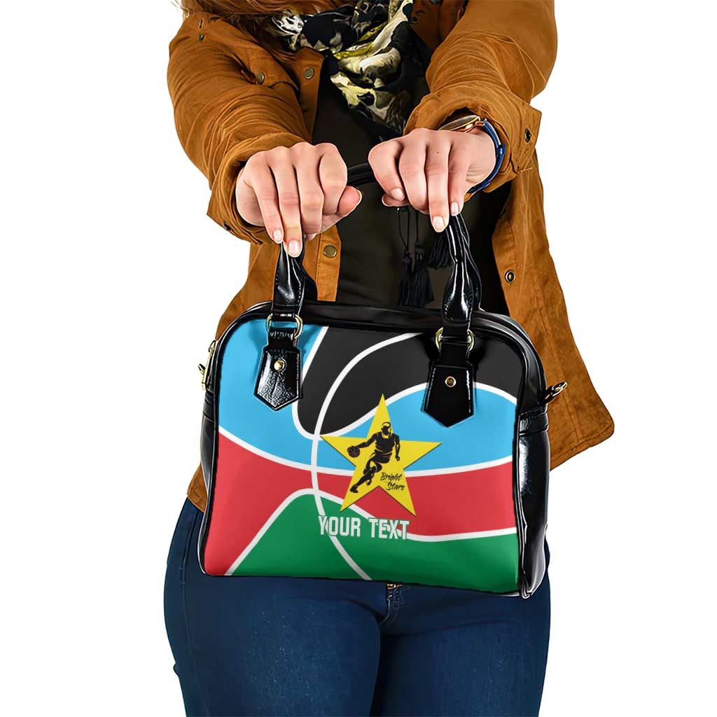 South Sudan Basketball Custom Shoulder Handbag Come On Bright Stars LT14