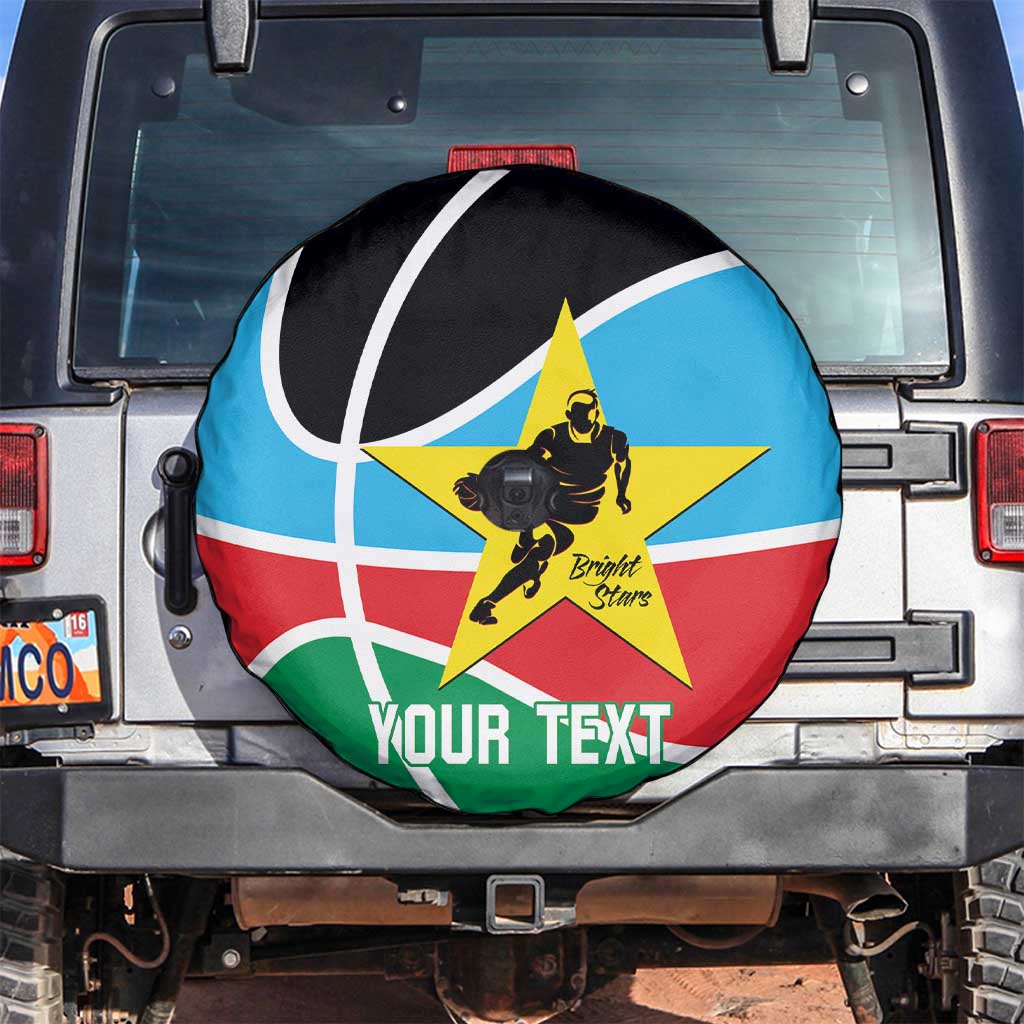 South Sudan Basketball Custom Spare Tire Cover Come On Bright Stars LT14