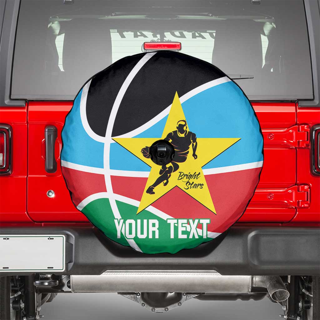 South Sudan Basketball Custom Spare Tire Cover Come On Bright Stars LT14
