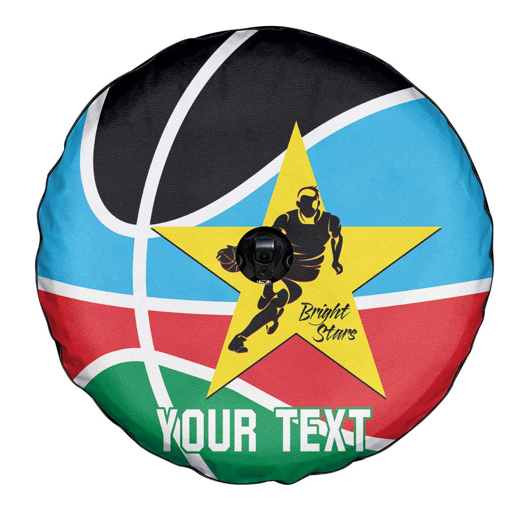 South Sudan Basketball Custom Spare Tire Cover Come On Bright Stars LT14