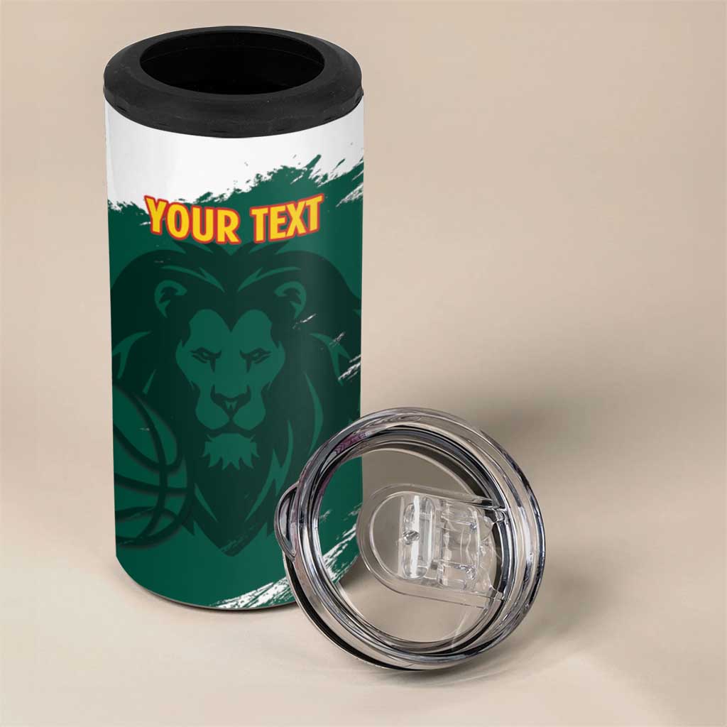 Afro Basketball Custom Cameroon 4 in 1 Can Cooler Tumbler Come On Indomitable Lions LT14