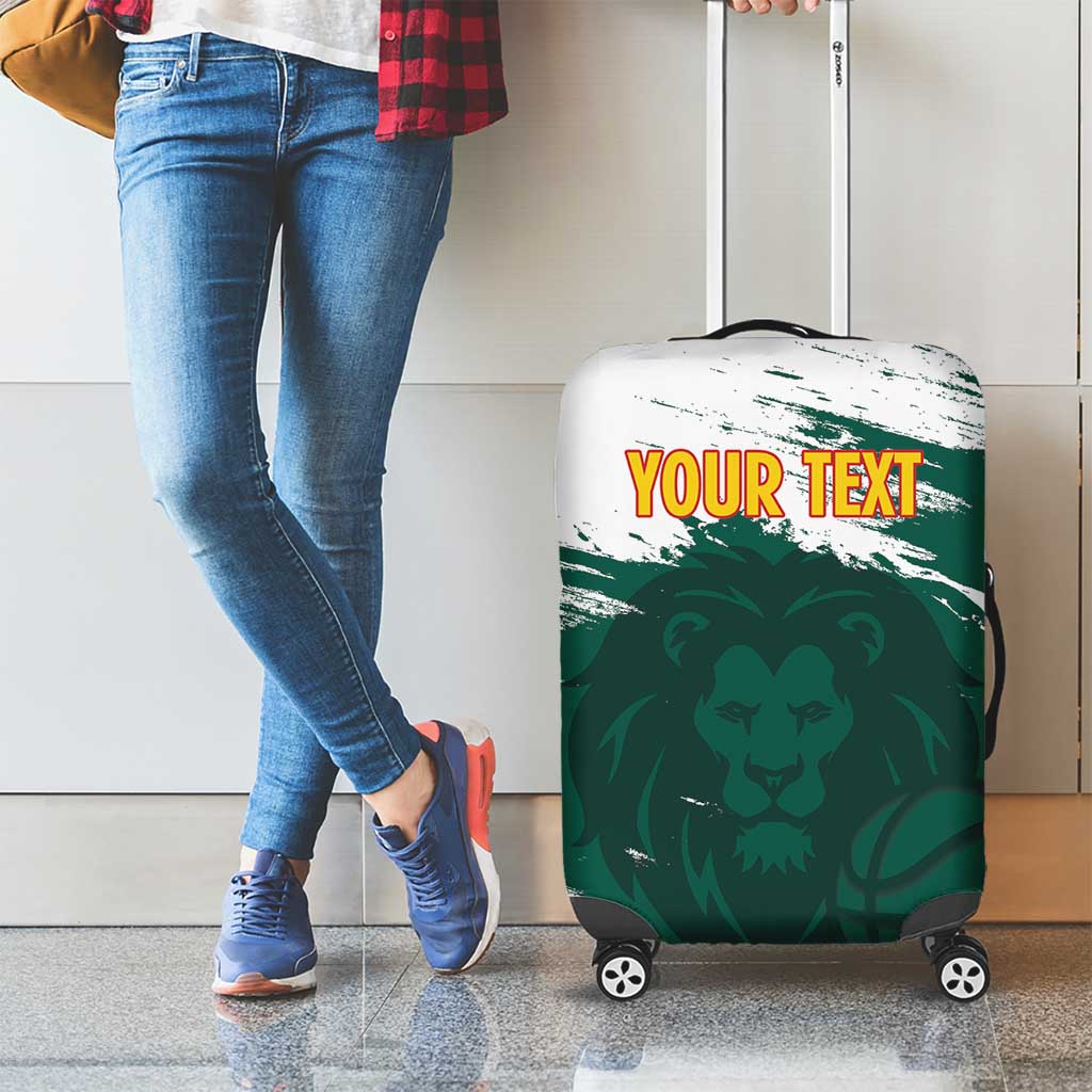 Cameroon Basketball Custom Luggage Cover Come On Indomitable Lions LT14