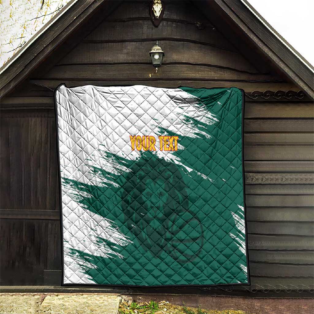 Afro Basketball Custom Cameroon Quilt Come On Indomitable Lions LT14