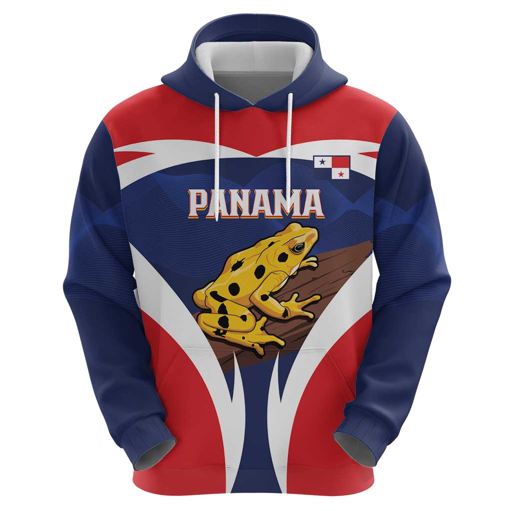 Panama Golden Frog Hoodie Coat Of Arms - Sporty Style LT14