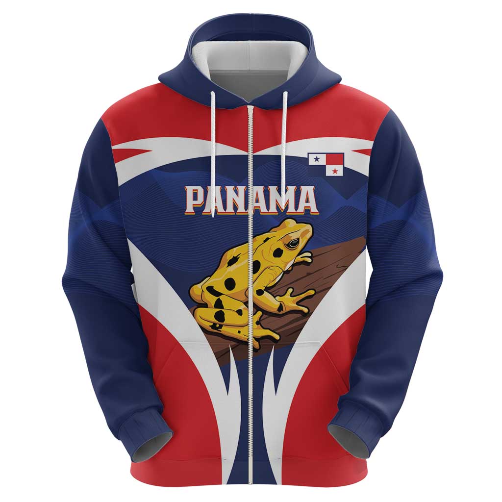 Panama Golden Frog Hoodie Coat Of Arms - Sporty Style LT14