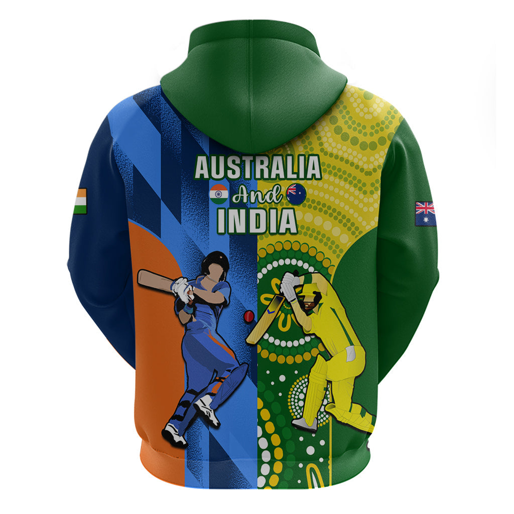 Australia And India Cricket Hoodie 2023 World Cup Final Together LT14