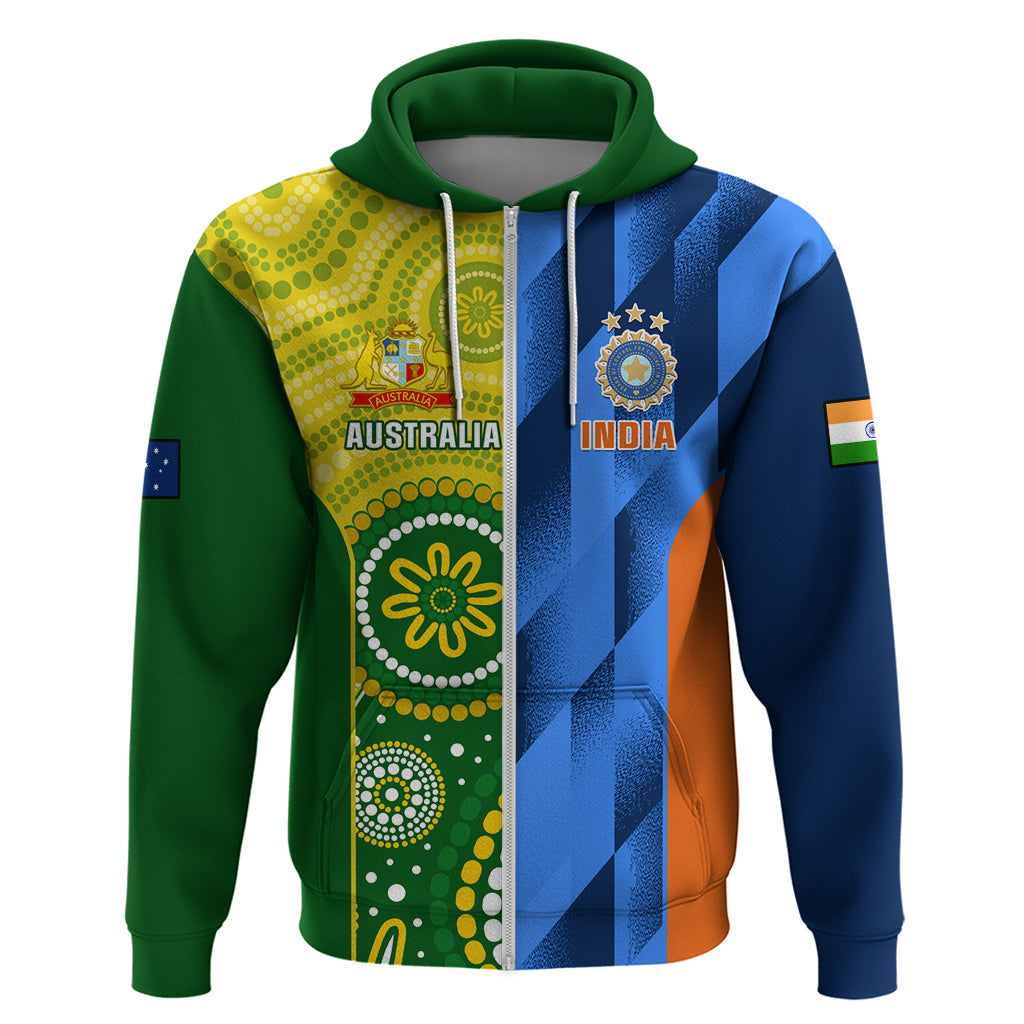 Australia And India Cricket Hoodie 2023 World Cup Final Together LT14