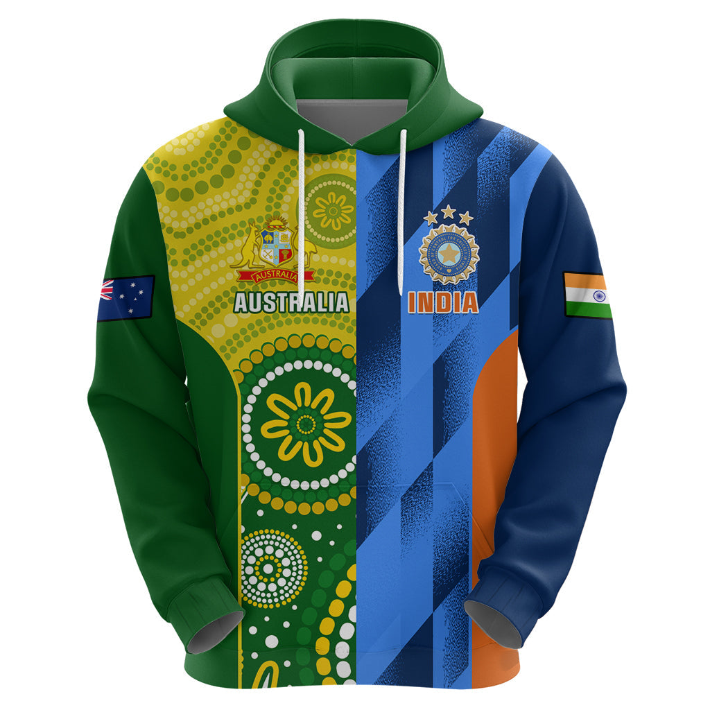 Australia And India Cricket Hoodie 2023 World Cup Final Together LT14