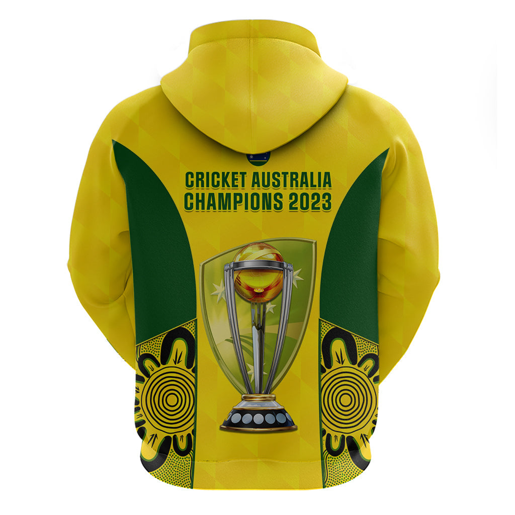 Australia Cricket Hoodie World Cup Go Champions 2023 Indigenous LT14