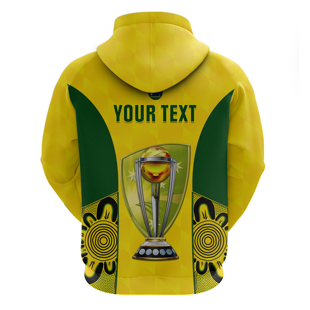 Custom Australia Cricket Hoodie World Cup Go Champions 2023 Indigenous LT14