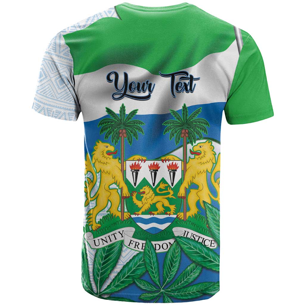 Personalised Afro Sierra Leone T shirt Chimp With Drum - Happy Independence Day LT14