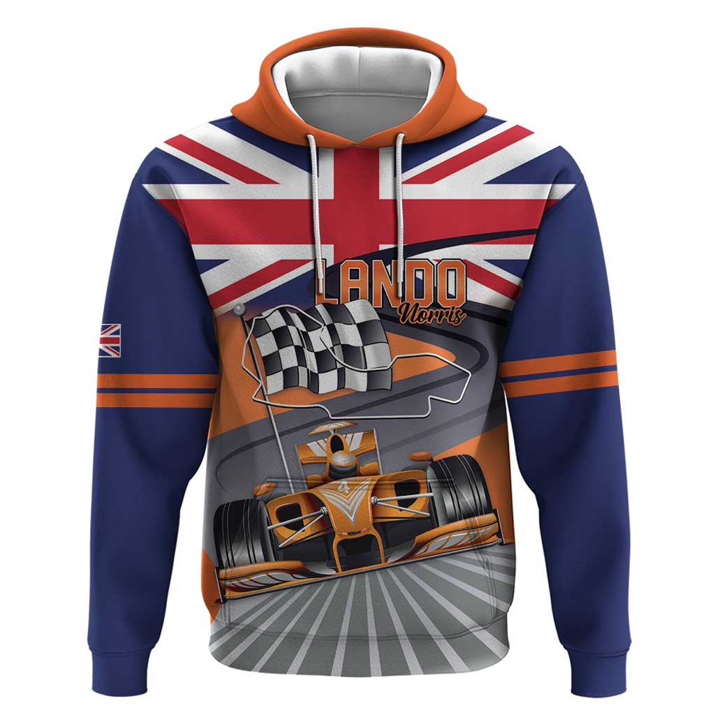 Personalised British Norris Hoodie 2025 Champion Australia GP LT14