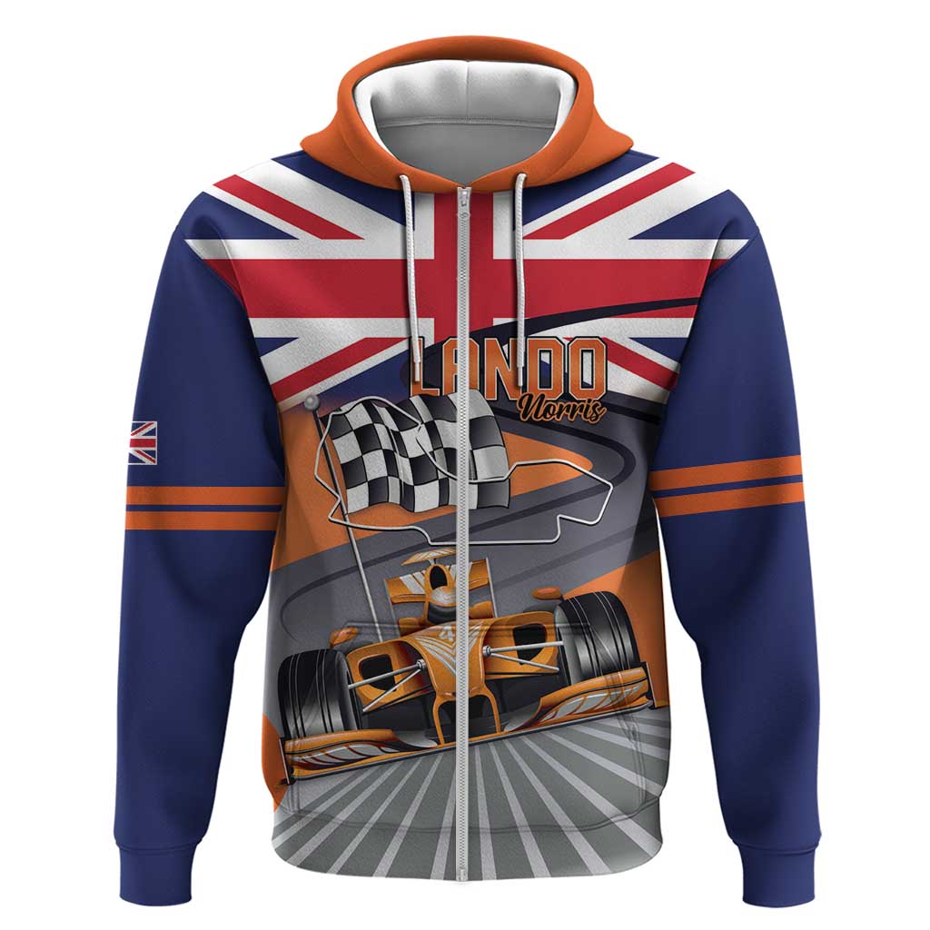 Personalised British Norris Hoodie 2025 Champion Australia GP LT14