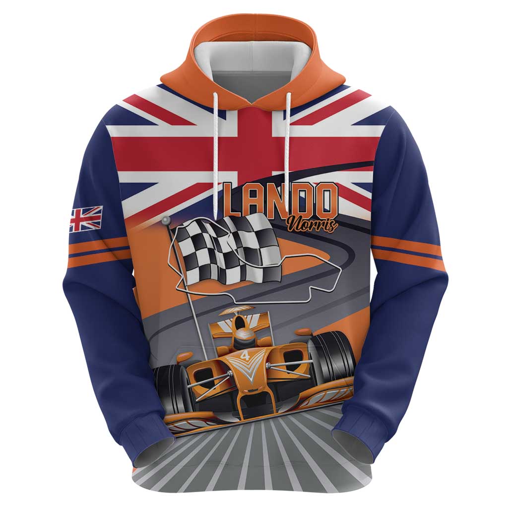 Personalised British Norris Hoodie 2025 Champion Australia GP LT14