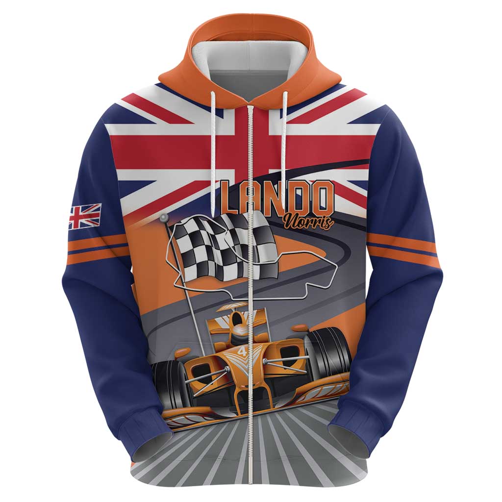 Personalised British Norris Hoodie 2025 Champion Australia GP LT14