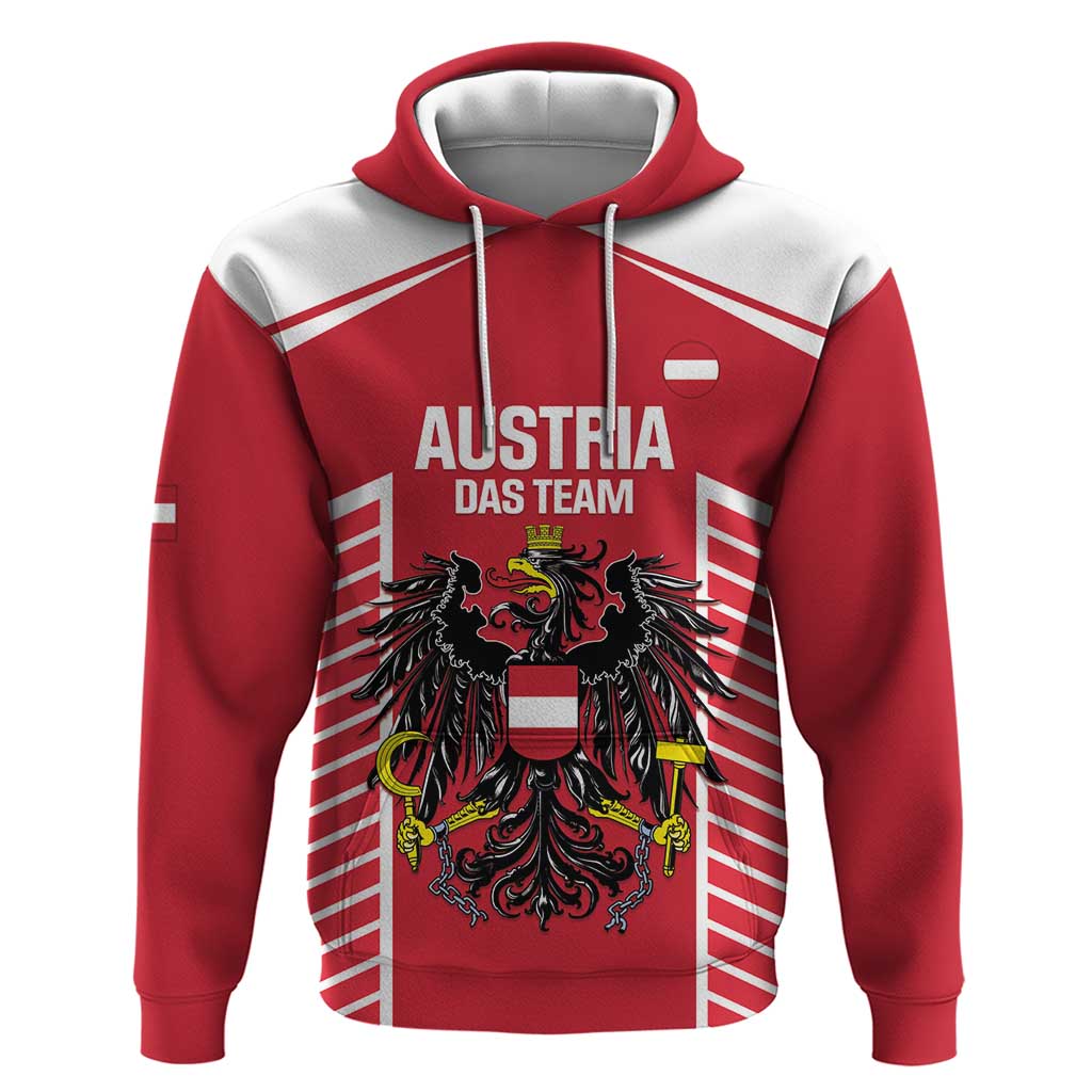Custom Austria Football Hoodie Come On Das Team LT14