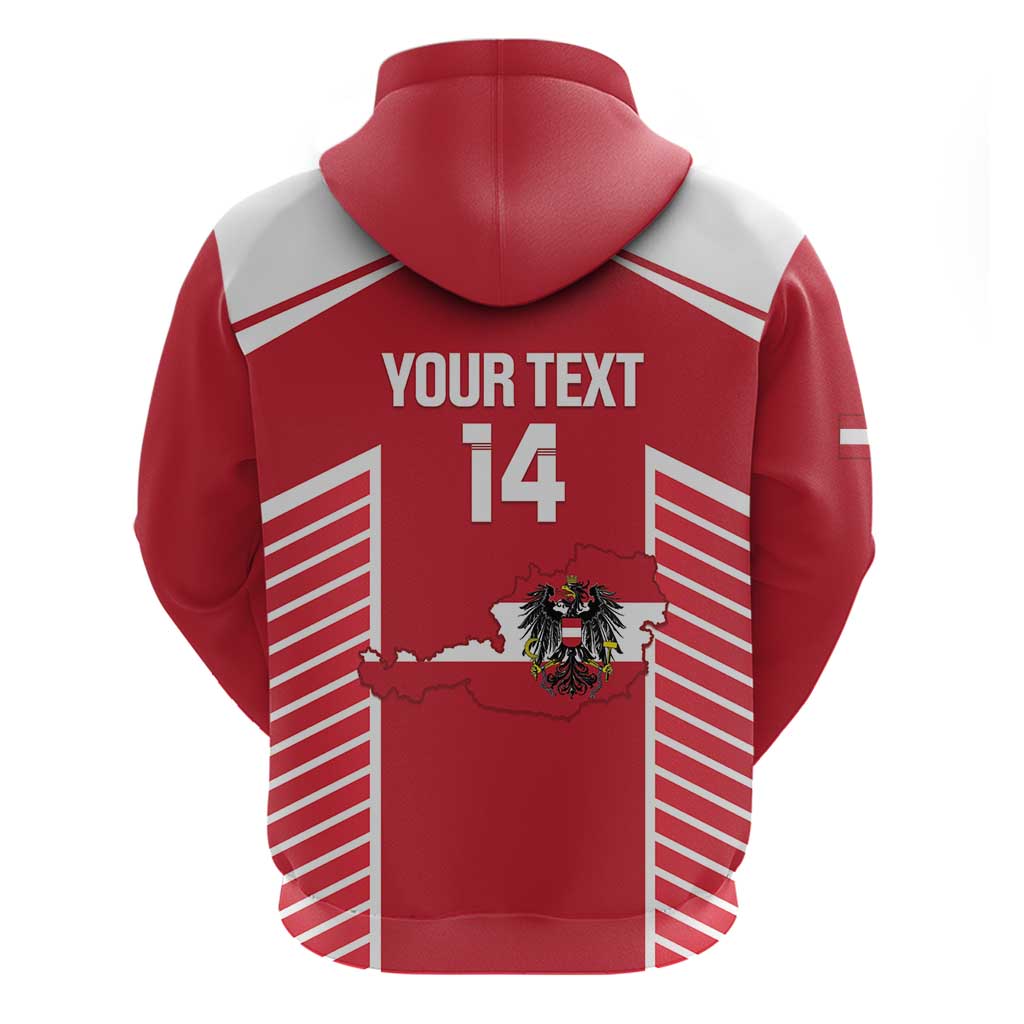 Custom Austria Football Hoodie Come On Das Team LT14
