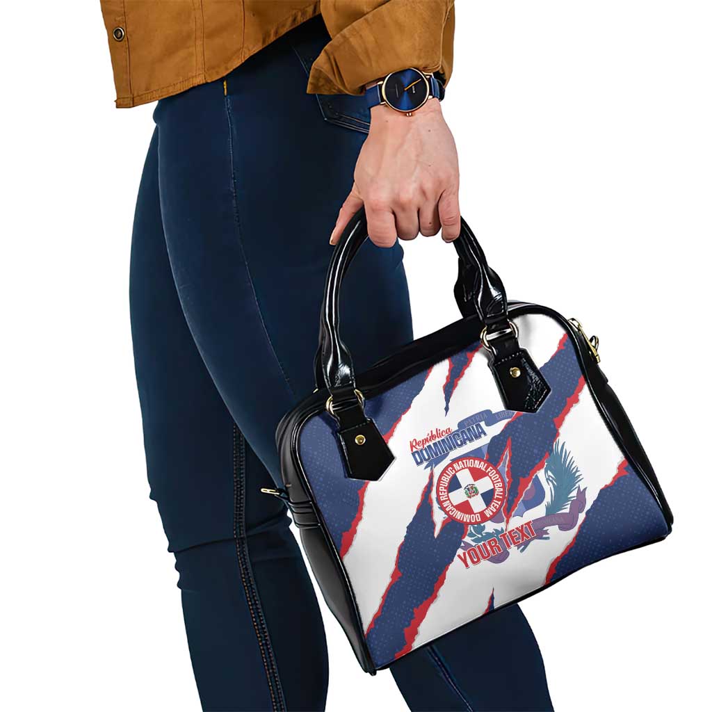 Custom Dominican Republic Football Shoulder Handbag Los Quisqueyanos Crack Style LT14