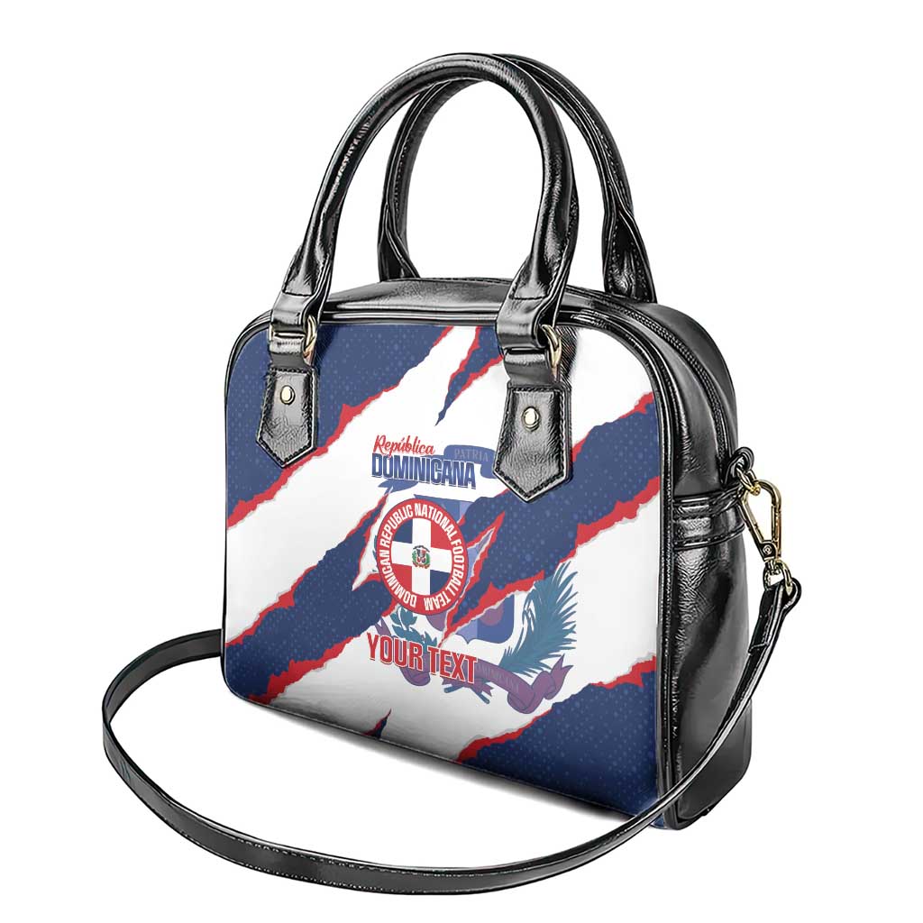 Custom Dominican Republic Football Shoulder Handbag Los Quisqueyanos Crack Style LT14