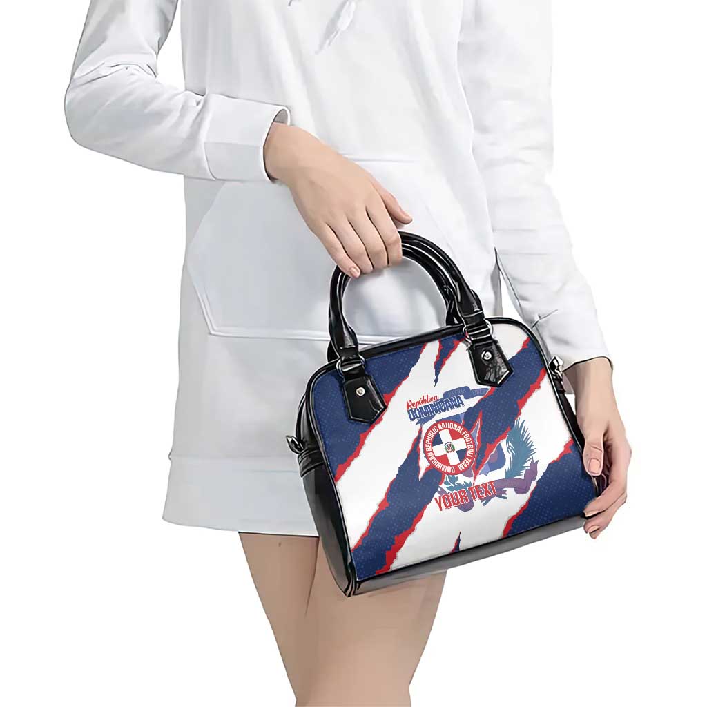 Custom Dominican Republic Football Shoulder Handbag Los Quisqueyanos Crack Style LT14