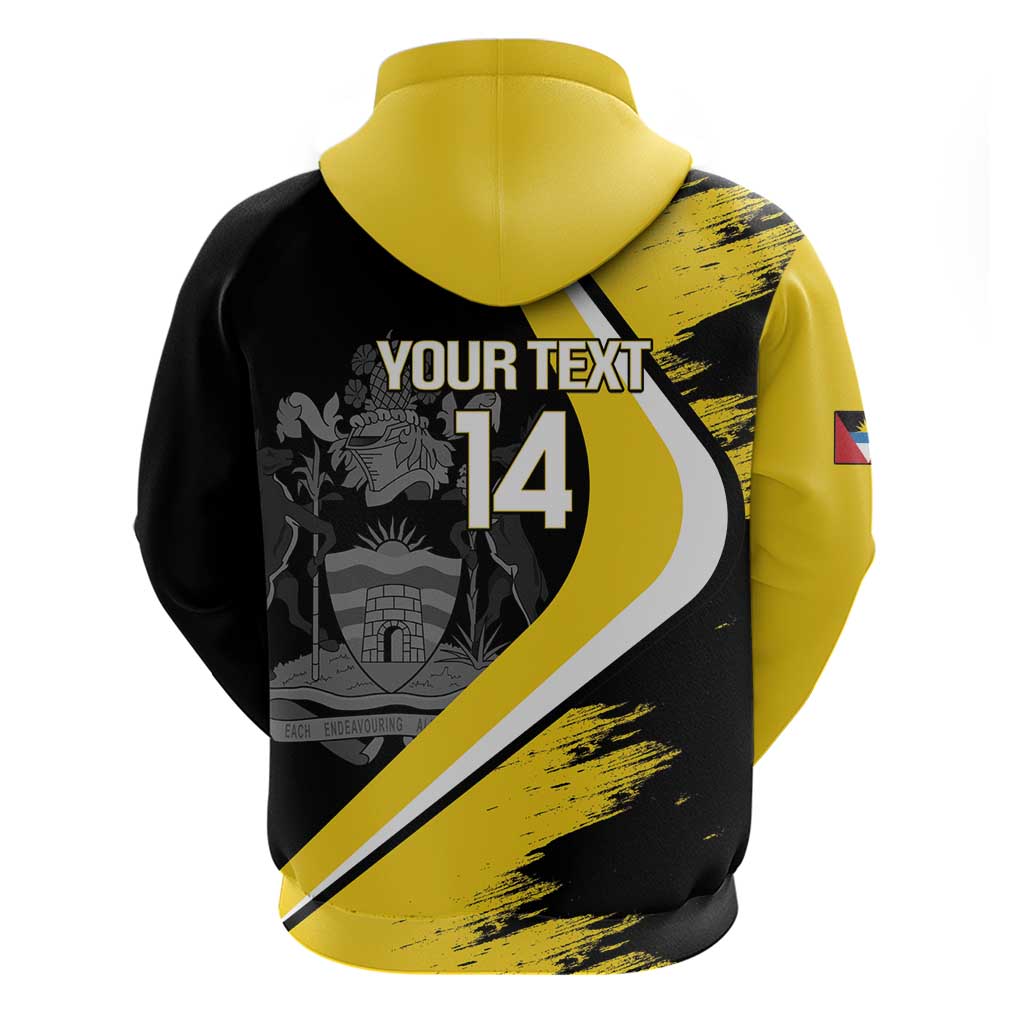 Custom Antigua and Barbuda Football Hoodie Go Benna Boys Sporty Deer Mascot LT14